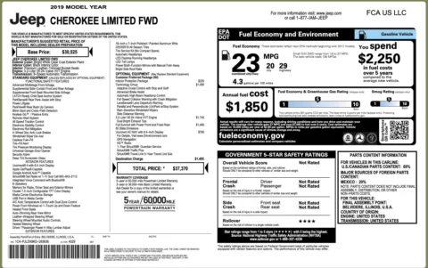 More photos of 2019 Jeep Cherokee Limited at Auto Boutique Florida, FL