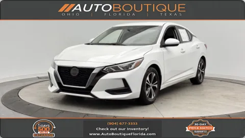 White 2022 Nissan Sentra SV for sale in Jacksonville, FL