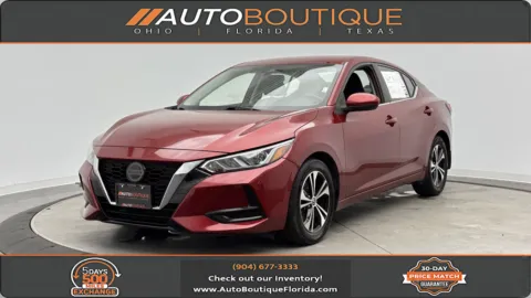 Red 2021 Nissan Sentra SV for sale in Jacksonville, FL