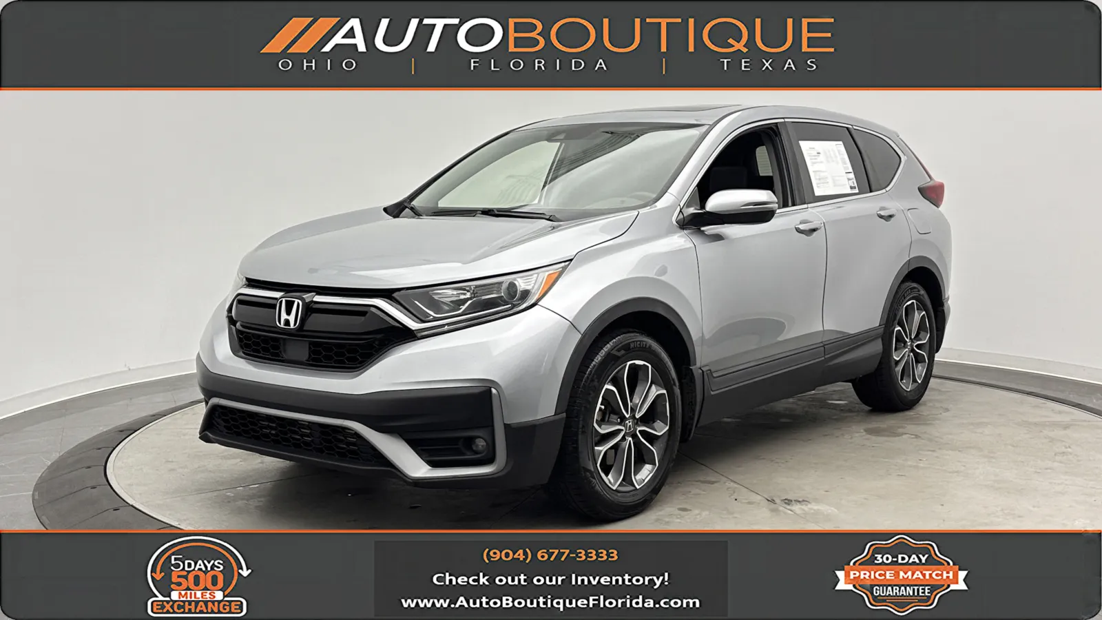 Silver 2022 Honda CR-V EX-L for sale in Jacksonville, FL