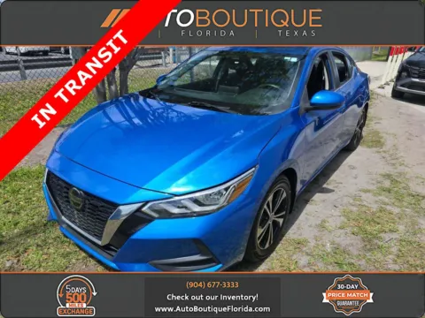 Blue 2022 Nissan Sentra SV for sale in Jacksonville, FL