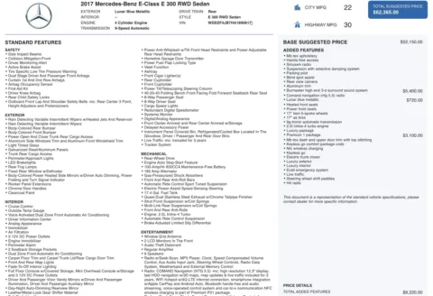 Photos of 2017 Mercedes-Benz E-Class E 300 Luxury for sale in Jacksonville, FL at Auto Boutique Florida