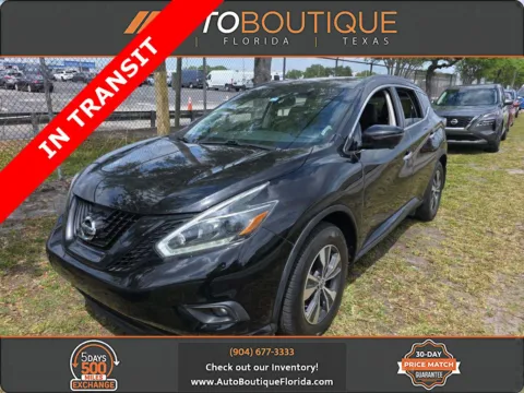 Black 2018 Nissan Murano SL for sale in Jacksonville, FL