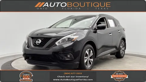Black 2018 Nissan Murano SL for sale in Jacksonville, FL