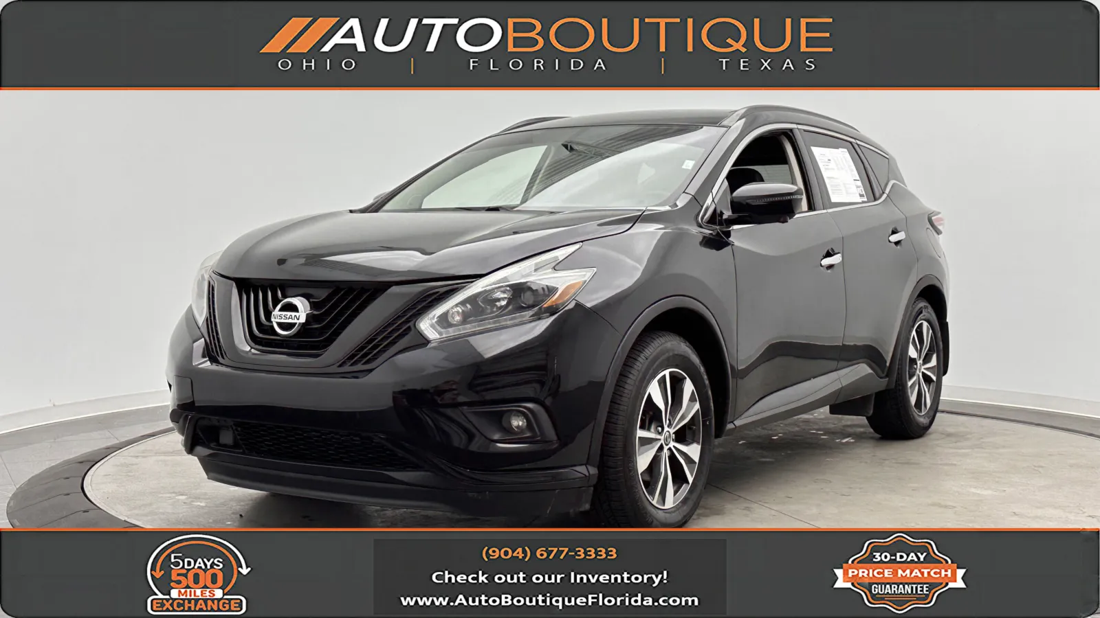 2018 Nissan Murano SL for sale in Jacksonville, FL