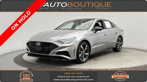 Silver 2021 Hyundai Sonata SEL Plus for sale in Jacksonville, FL