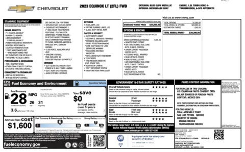 Photos of 2023 Chevrolet Equinox LT for sale in Jacksonville, FL at Auto Boutique Florida