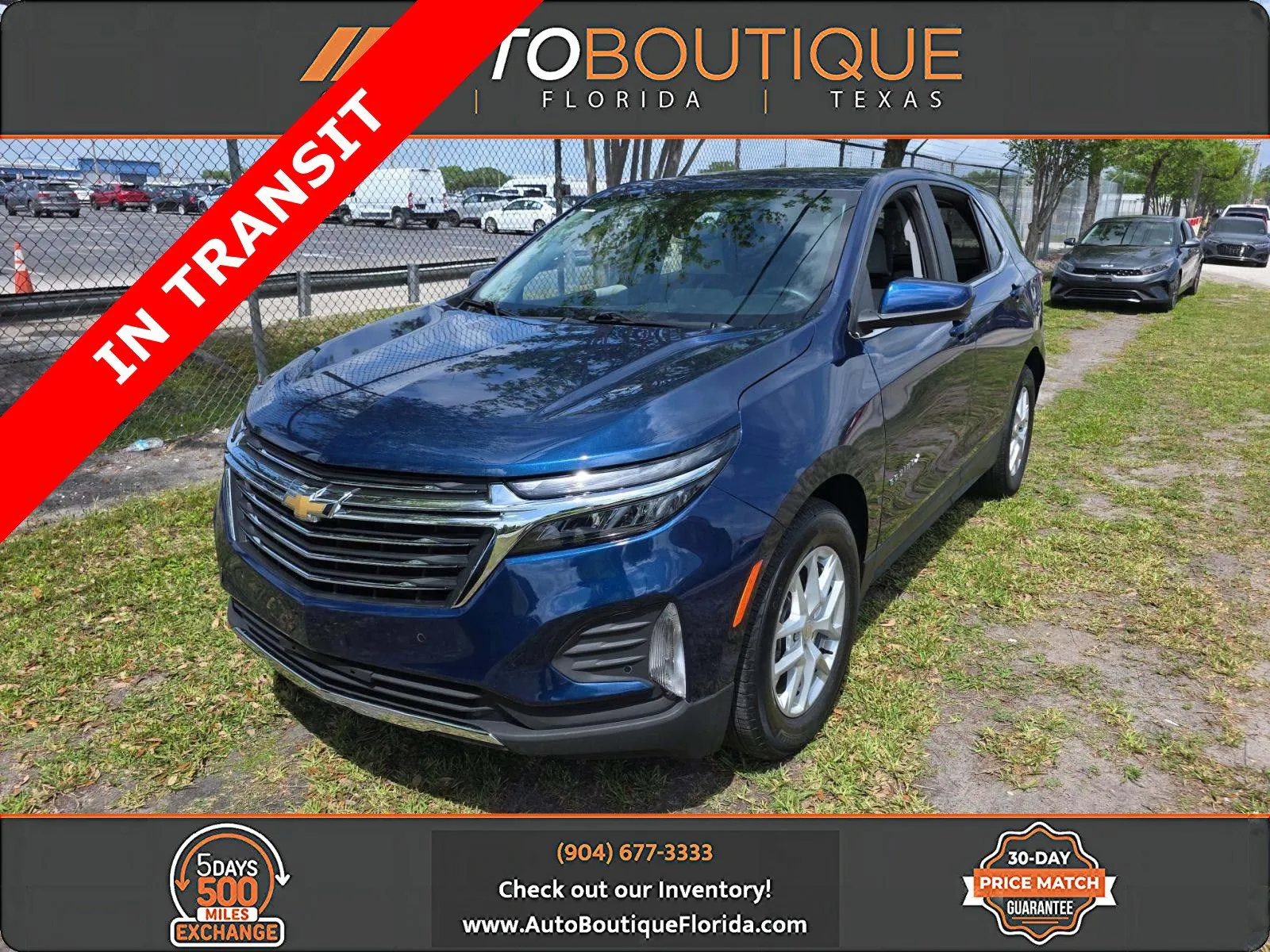 Blue 2023 Chevrolet Equinox LT for sale in Jacksonville, FL