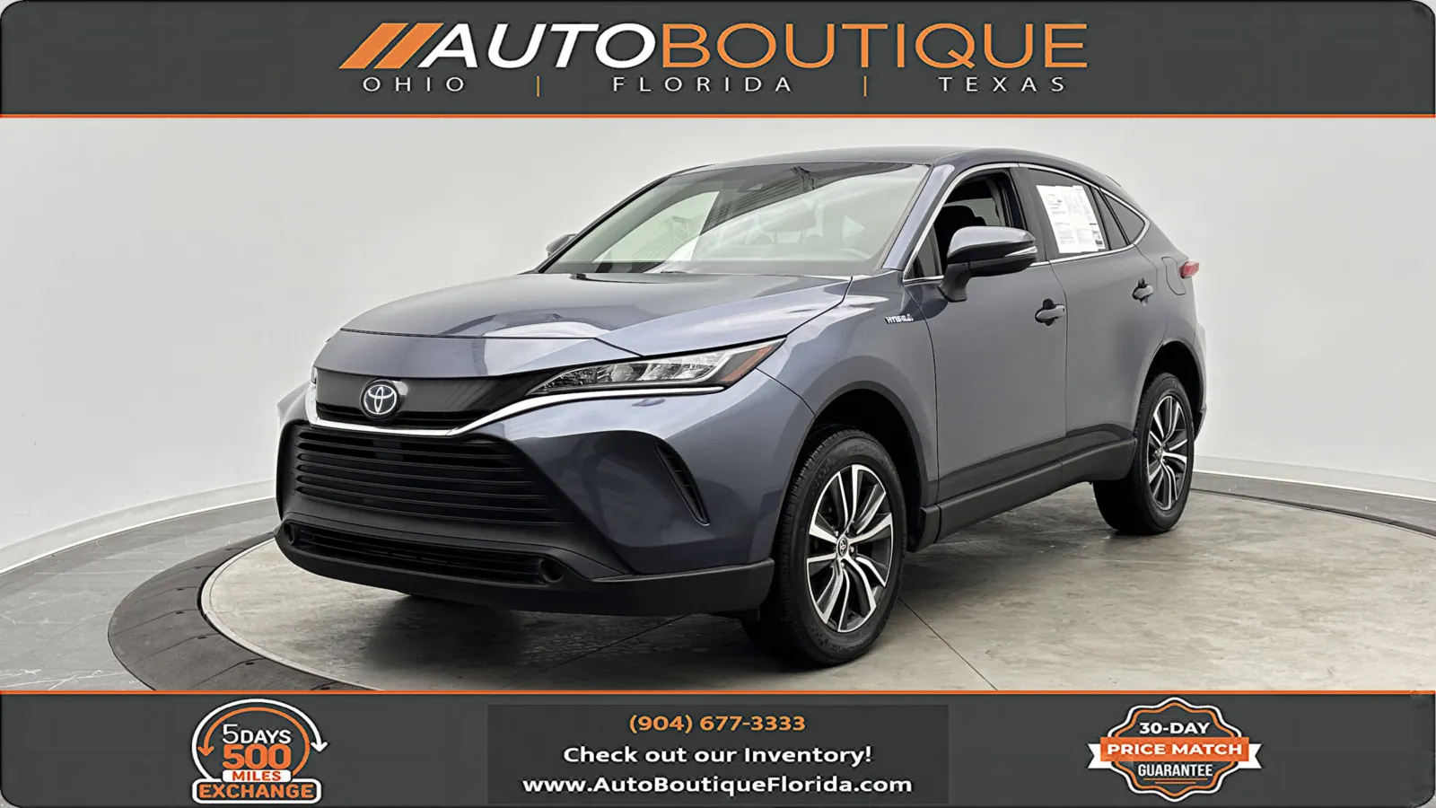 Gray 2021 Toyota Venza LE for sale in Jacksonville, FL