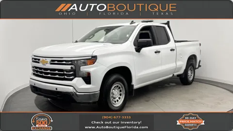 White 2025 Chevrolet Silverado 1500 Work Truck for sale in Jacksonville, FL