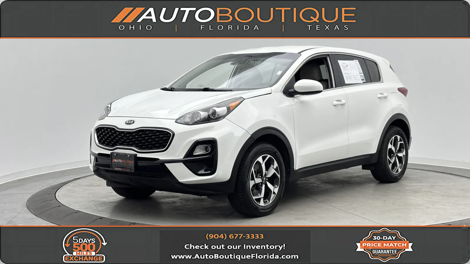 White 2020 Kia Sportage LX for sale in Jacksonville, FL