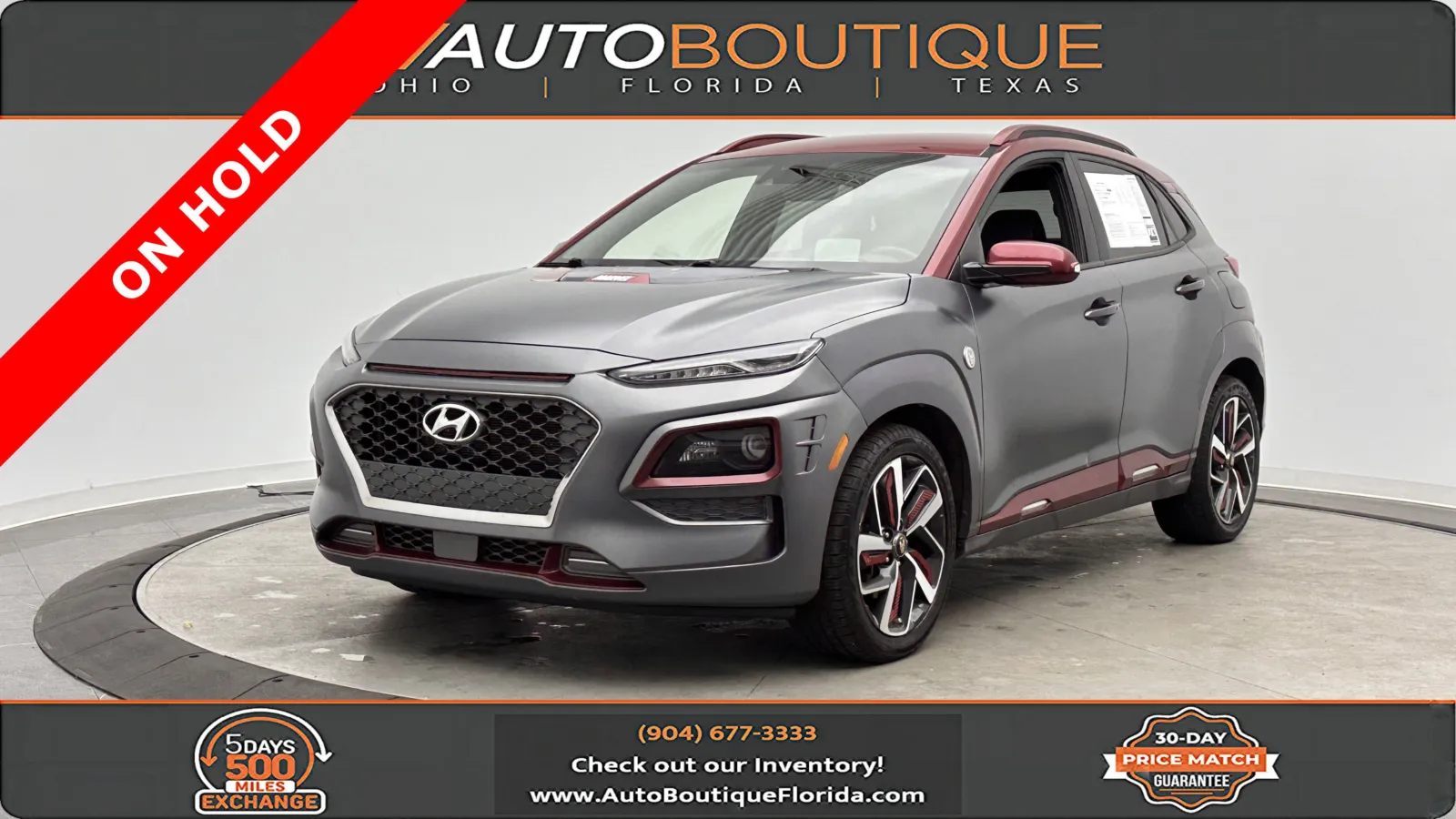 Gray 2019 Hyundai Kona Iron Man for sale in Jacksonville, FL