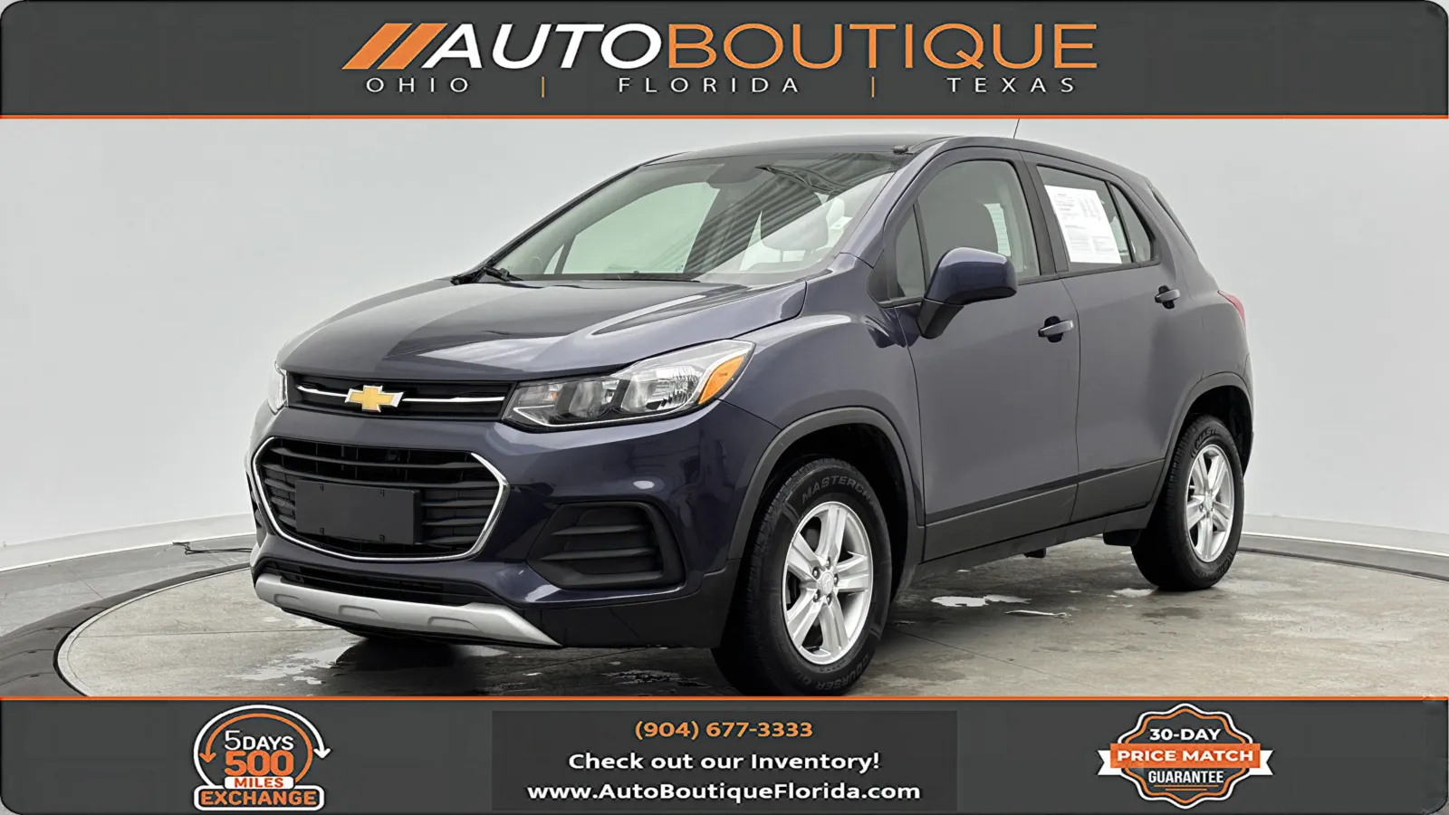 Blue 2018 Chevrolet Trax LS for sale in Jacksonville, FL