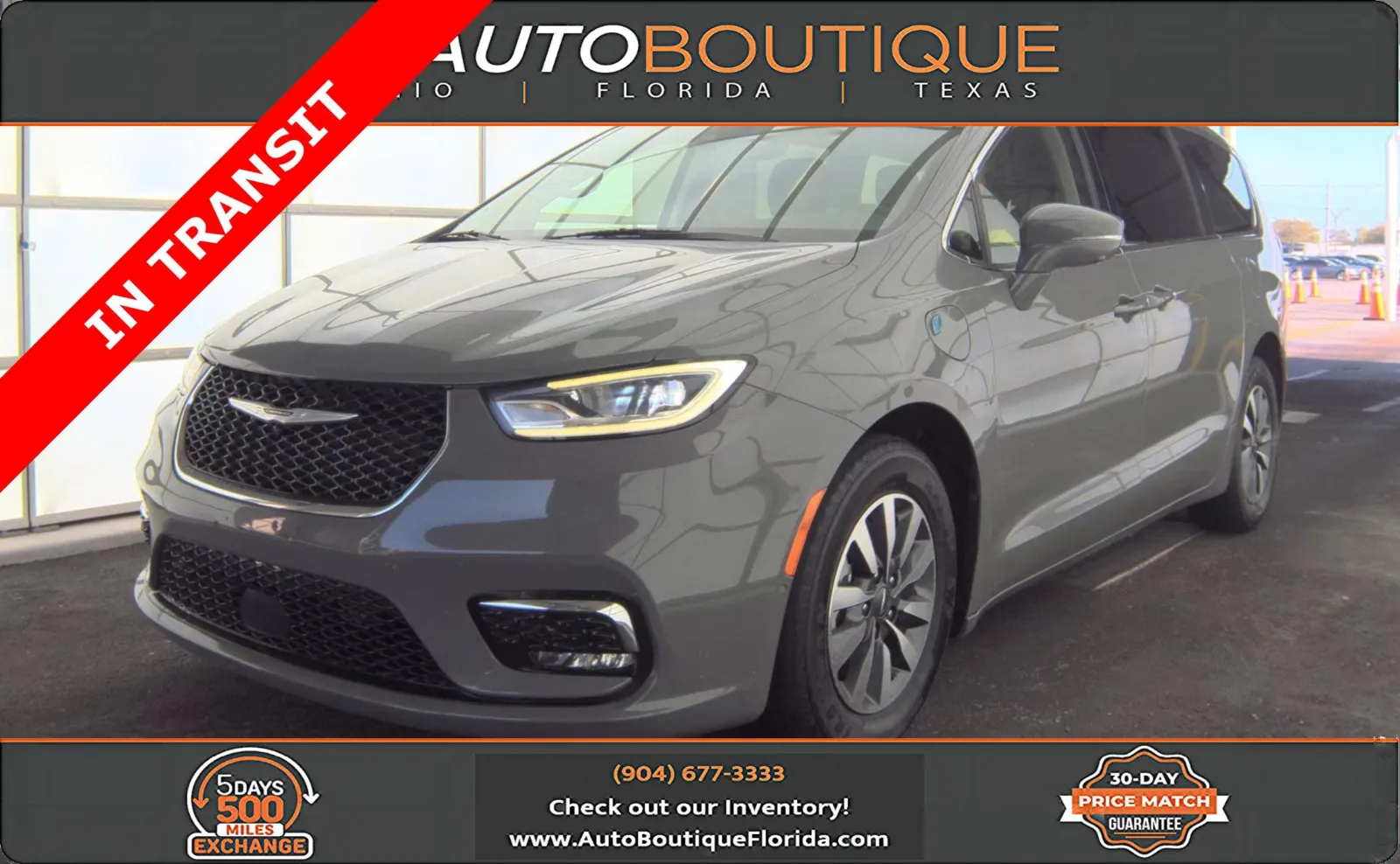 Gray 2022 Chrysler Pacifica Hybrid Touring L for sale in Jacksonville, FL