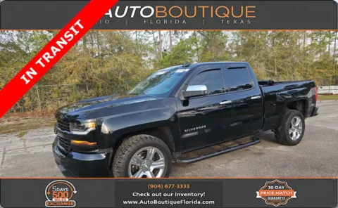 Black 2019 Chevrolet Silverado 1500 LD Custom for sale in Jacksonville, FL