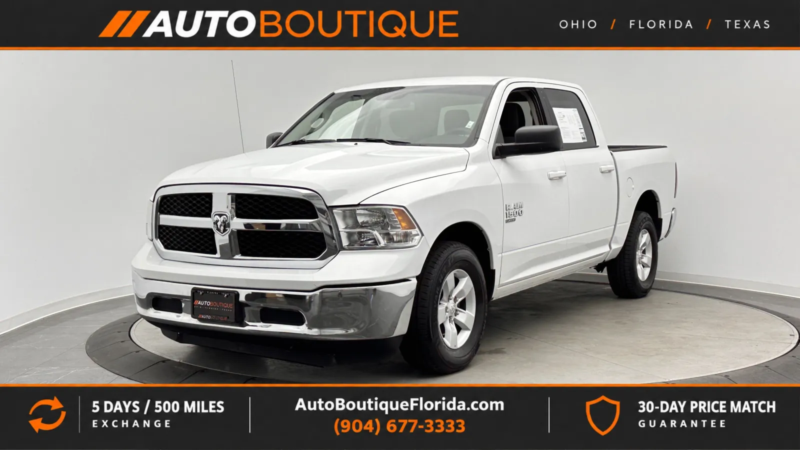 White 2021 Ram 1500 Classic SLT for sale in Jacksonville, FL