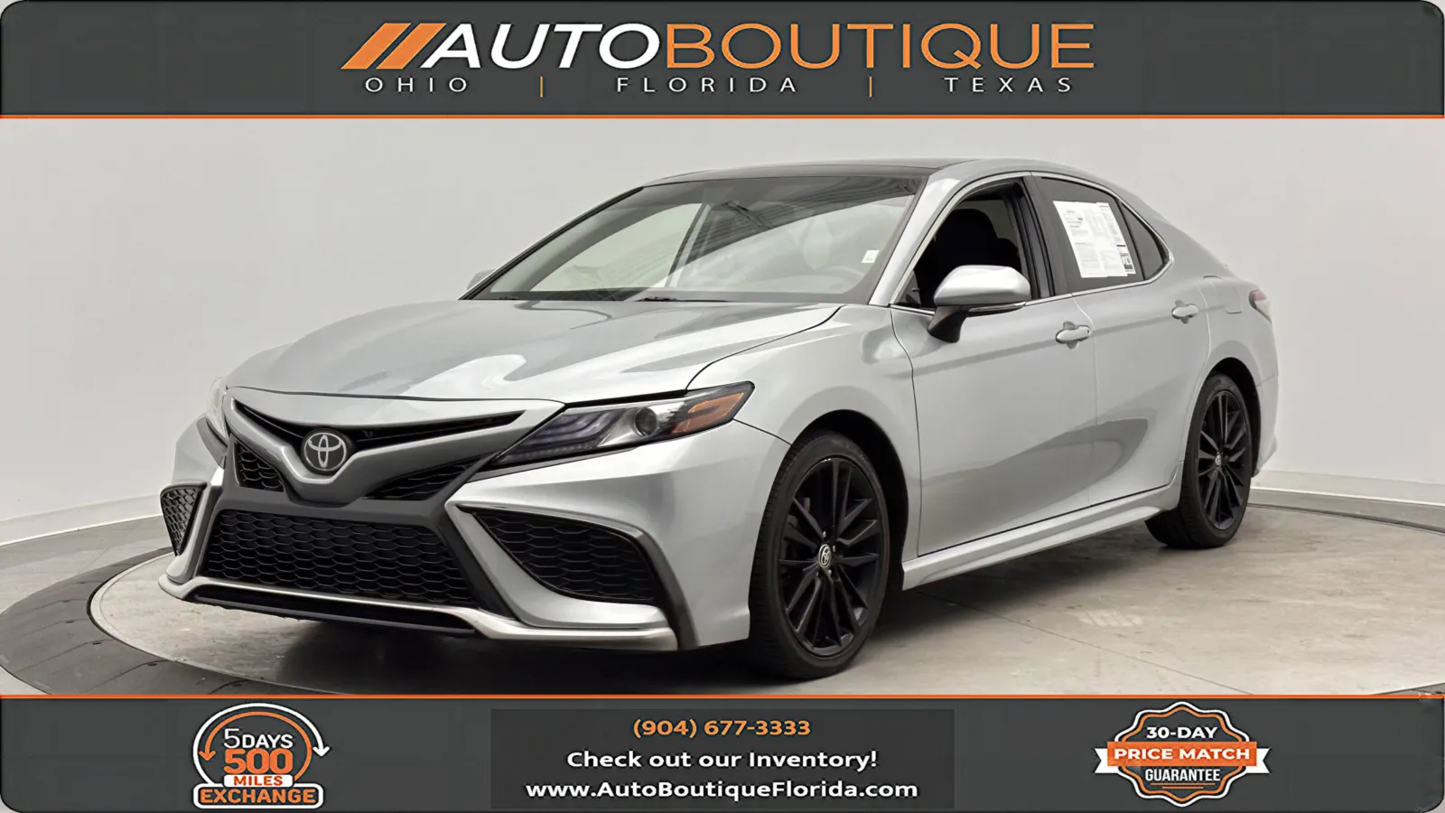 Silver 2023 Toyota Camry XSE for sale in Jacksonville, FL