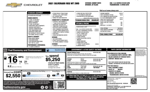 Photos of 2021 Chevrolet Silverado 1500 Work Truck for sale in Jacksonville, FL at Auto Boutique Florida