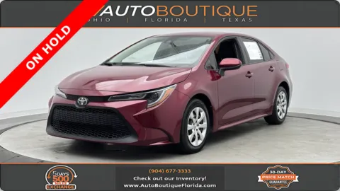 Red 2022 Toyota Corolla LE for sale in Jacksonville, FL