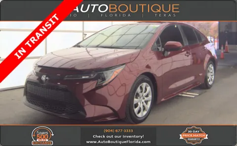 Red 2022 Toyota Corolla LE for sale in Jacksonville, FL