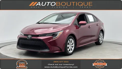 Red 2022 Toyota Corolla LE for sale in Jacksonville, FL