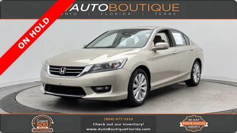Gold 2014 Honda Accord Sedan EX-L for sale in Jacksonville, FL