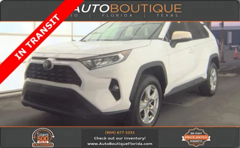 White 2019 Toyota RAV4 XLE for sale in Jacksonville, FL