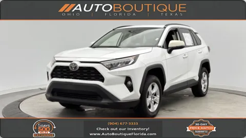 White 2019 Toyota RAV4 XLE for sale in Jacksonville, FL