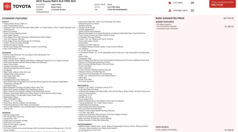 Photos of 2019 Toyota RAV4 XLE for sale in Jacksonville, FL at Auto Boutique Florida