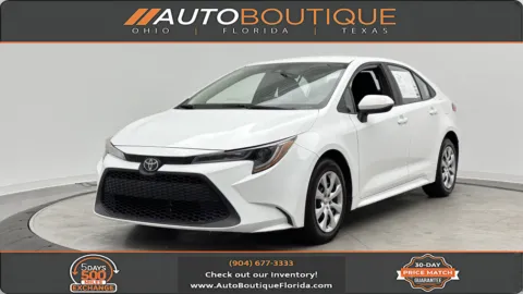 White 2021 Toyota Corolla LE for sale in Jacksonville, FL