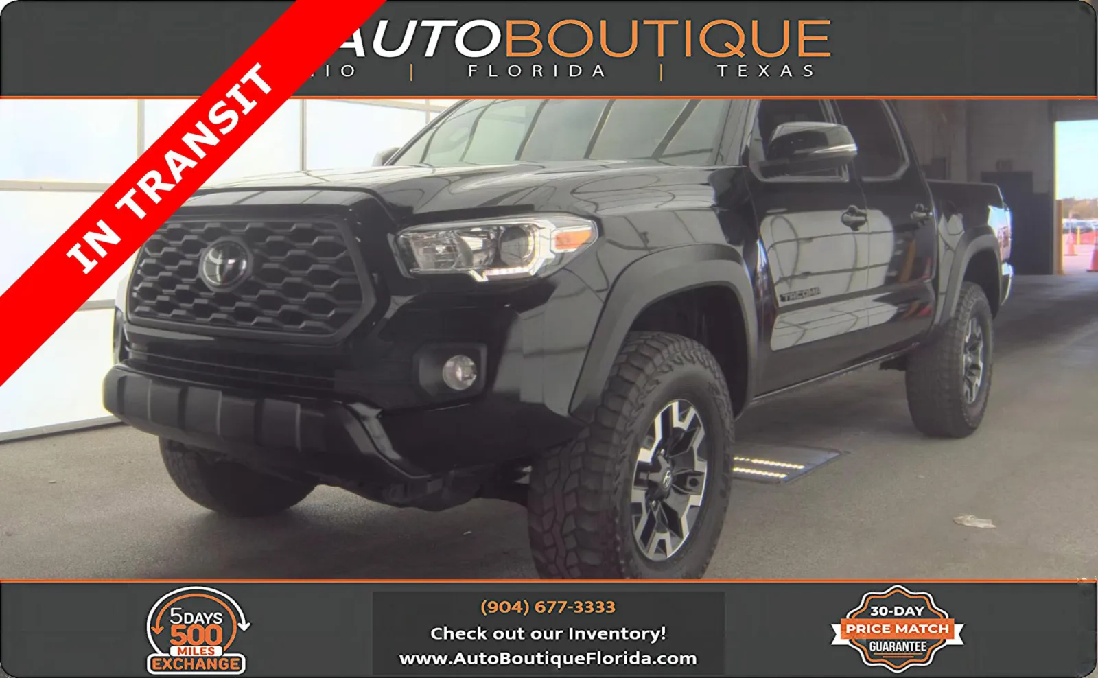Black 2022 Toyota Tacoma TRD Off Road for sale in Jacksonville, FL