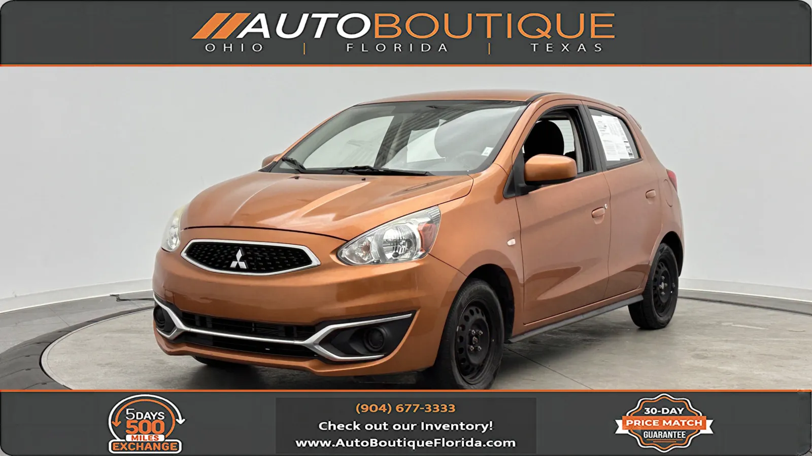 2019 Mitsubishi Mirage ES for sale in Jacksonville, FL