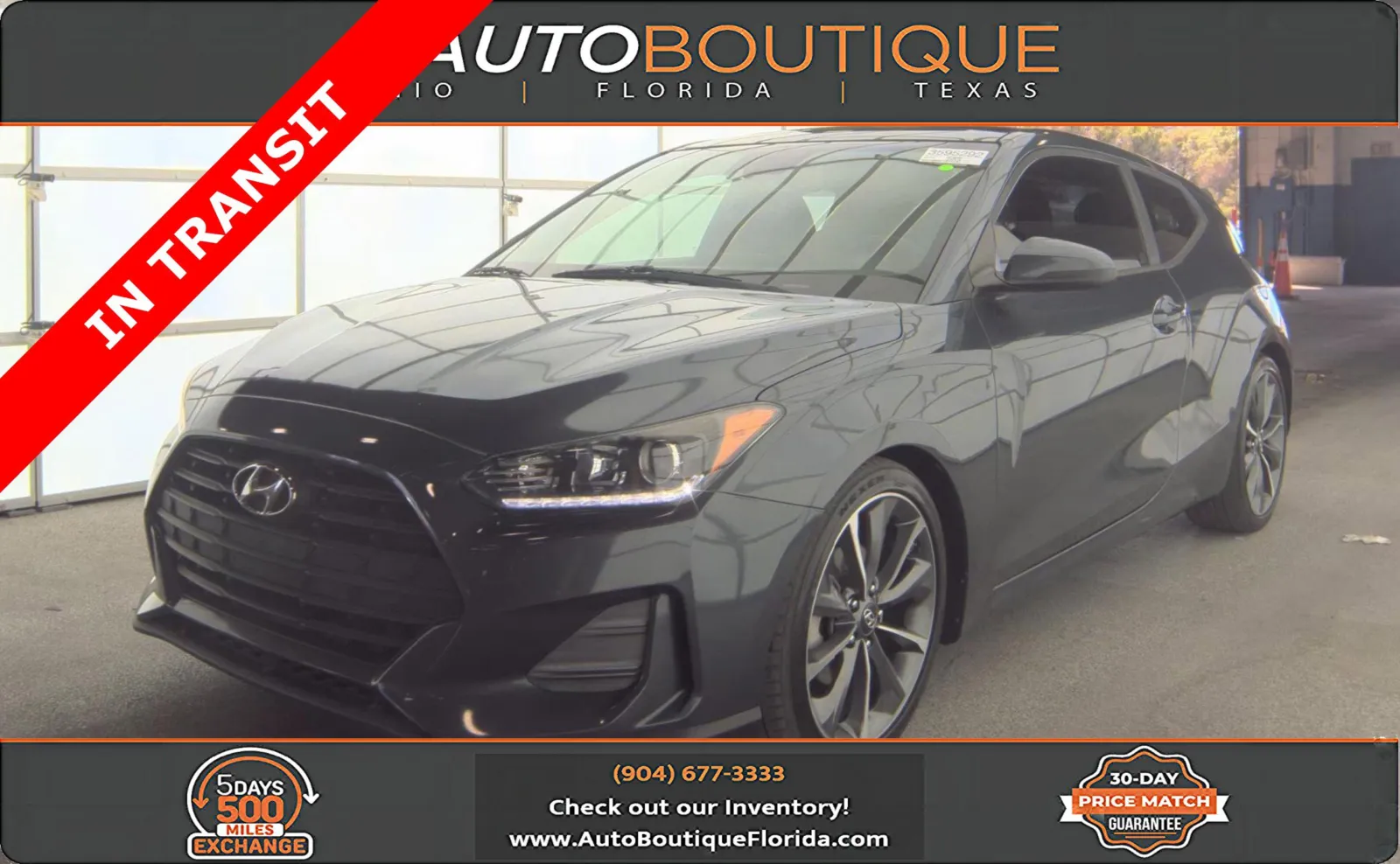 Gray 2019 Hyundai Veloster 2.0 Premium for sale in Jacksonville, FL