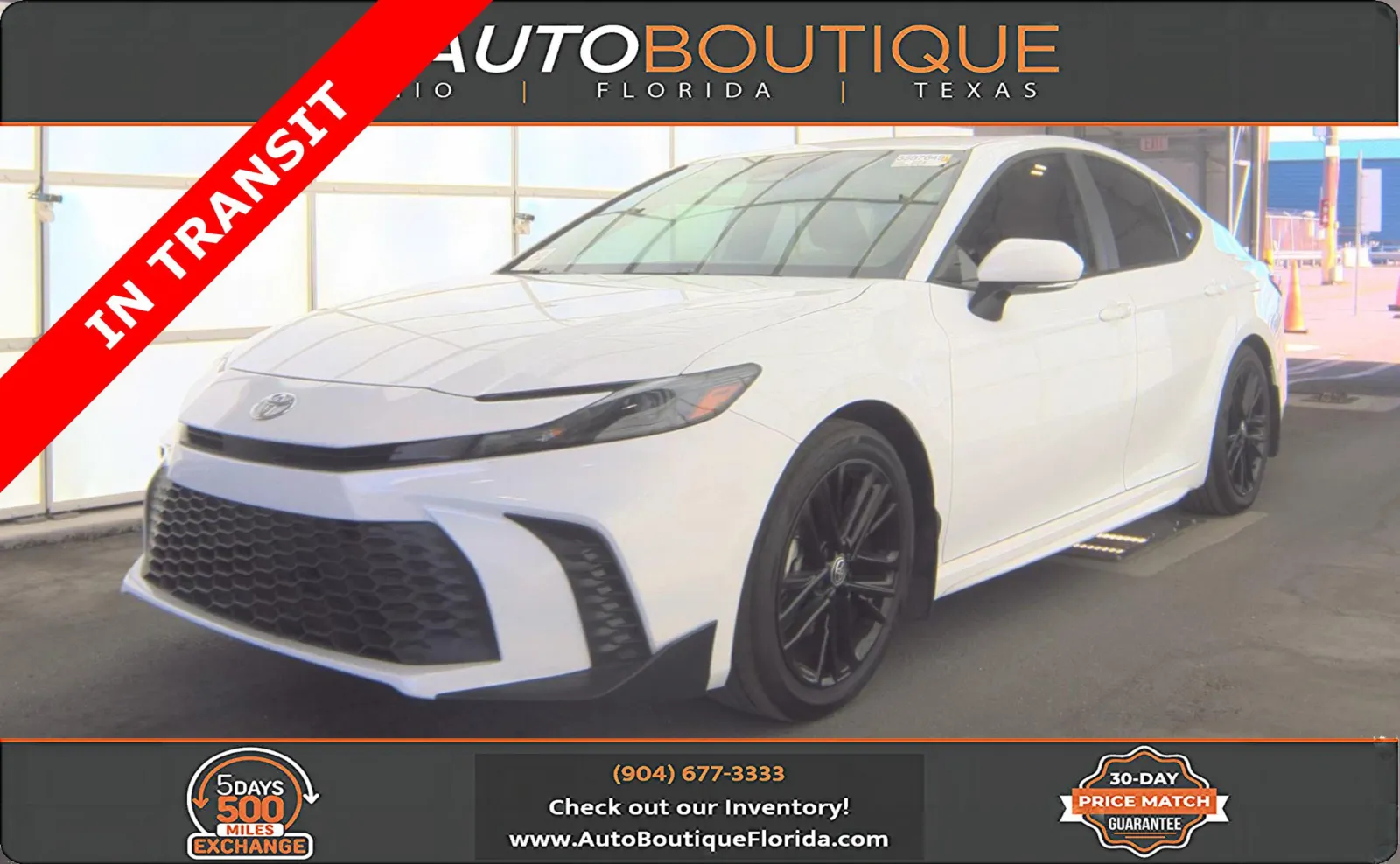 White 2025 Toyota Camry SE for sale in Jacksonville, FL