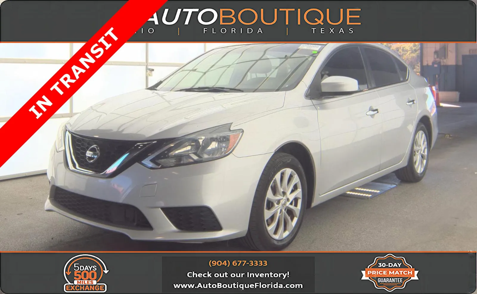 Silver 2018 Nissan Sentra SV for sale in Jacksonville, FL