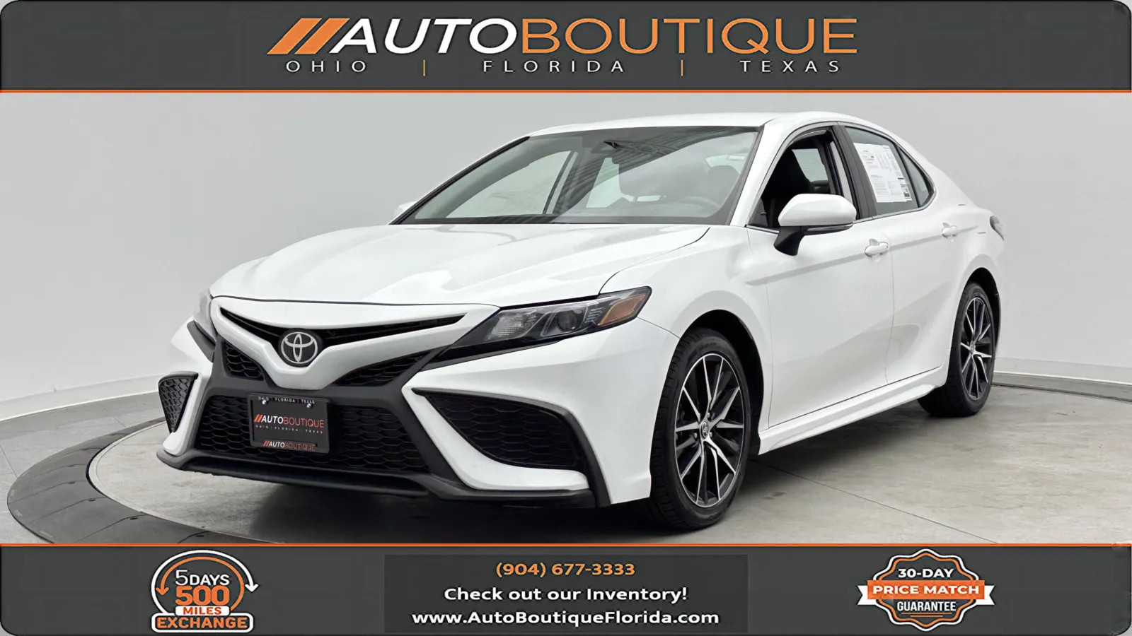 White 2024 Toyota Camry SE Nightshade for sale in Jacksonville, FL