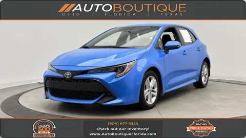 Blue 2019 Toyota Corolla Hatchback SE for sale in Jacksonville, FL