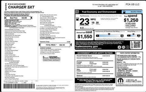 Photos of 2022 Dodge Charger SXT for sale in Jacksonville, FL at Auto Boutique Florida