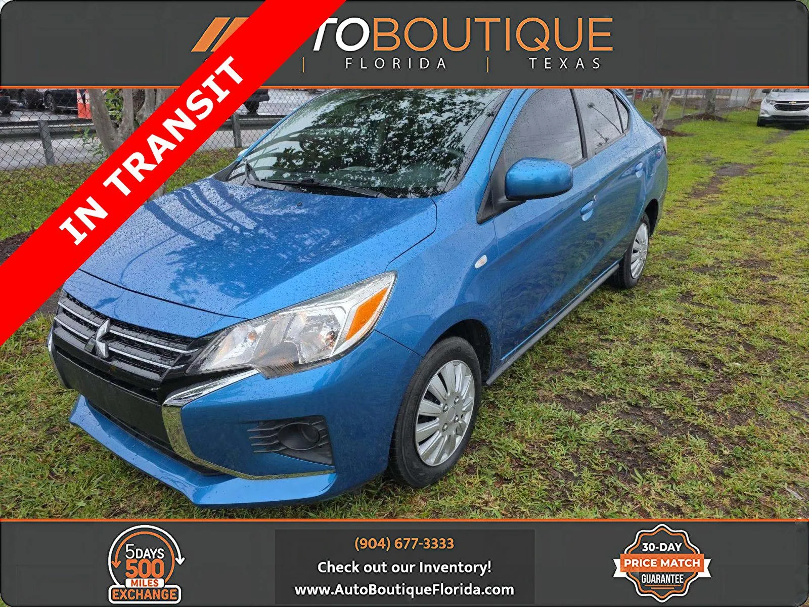 Blue 2023 Mitsubishi Mirage G4 ES for sale in Jacksonville, FL