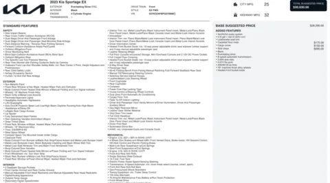 Photos of 2023 Kia Sportage EX for sale in Jacksonville, FL at Auto Boutique Florida