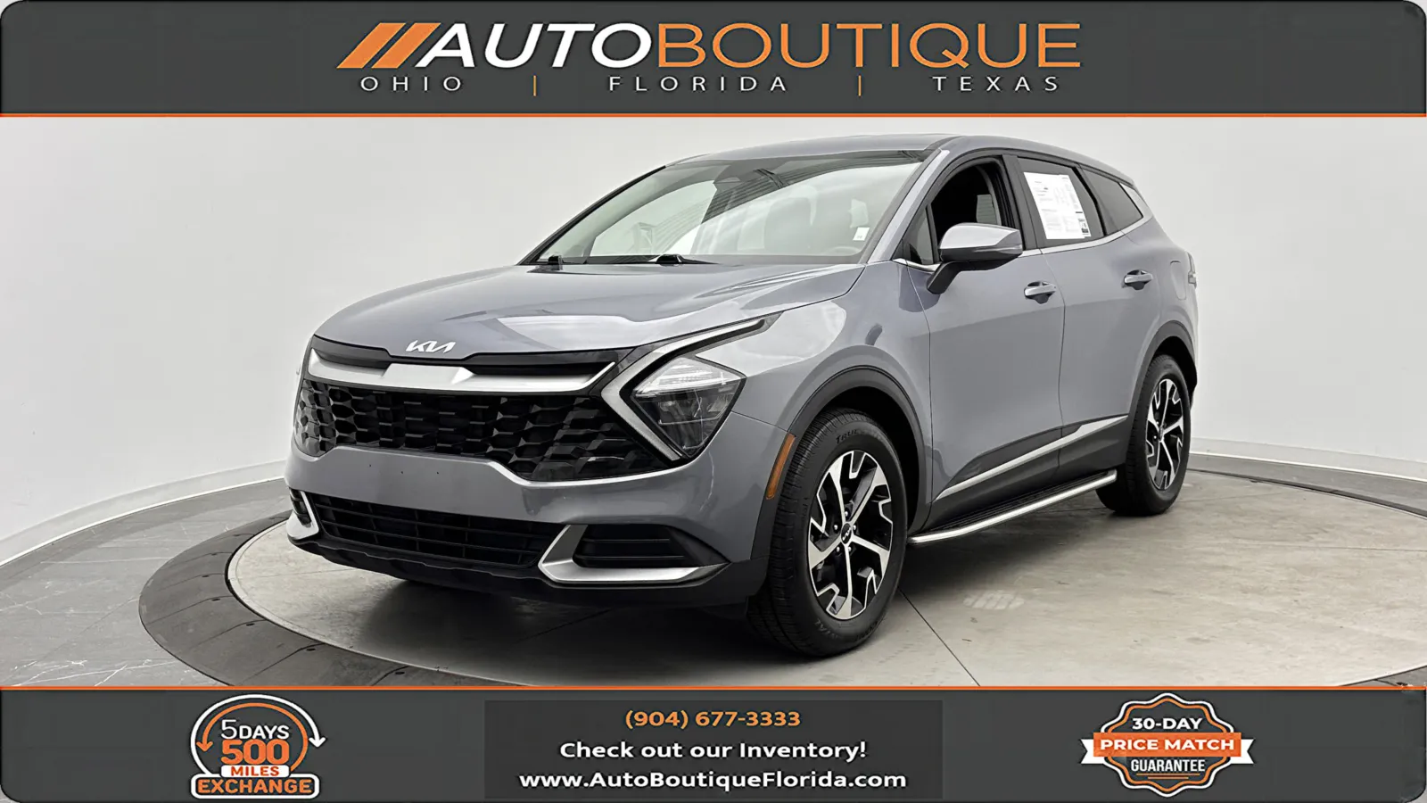 Silver 2023 Kia Sportage EX for sale in Jacksonville, FL