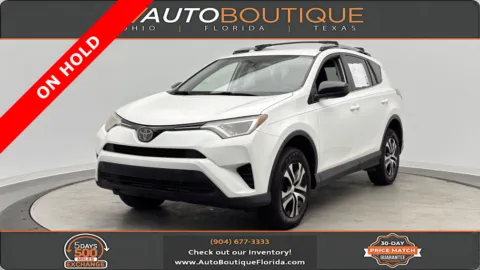 White 2018 Toyota RAV4 LE for sale in Jacksonville, FL