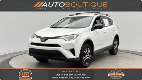 White 2018 Toyota RAV4 LE for sale in Jacksonville, FL
