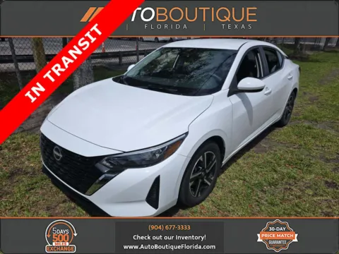 White 2024 Nissan Sentra SV for sale in Jacksonville, FL
