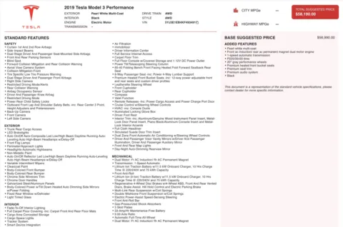 Photos of 2019 Tesla Model 3 Performance for sale in Jacksonville, FL at Auto Boutique Florida