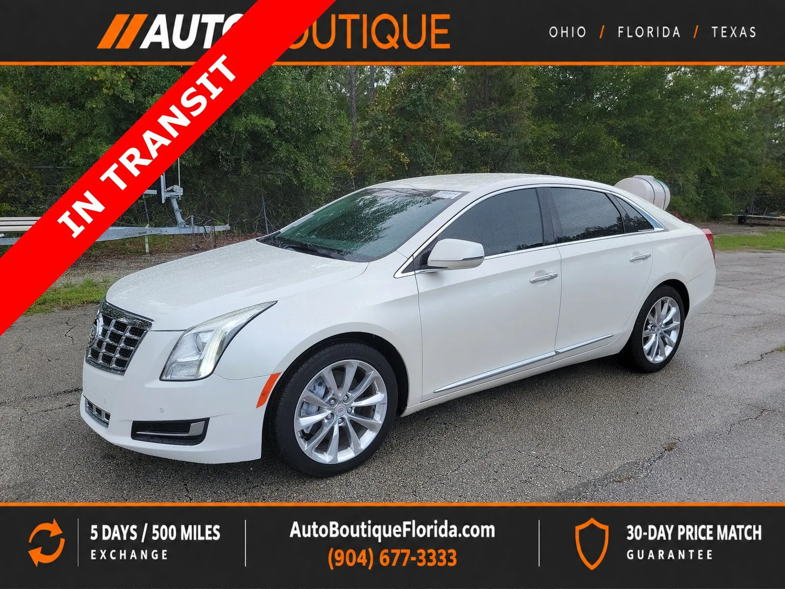 White 2014 Cadillac XTS Luxury for sale in Jacksonville, FL