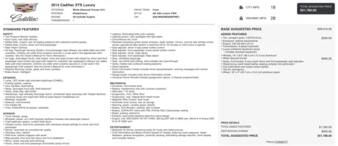 Photos of 2014 Cadillac XTS Luxury for sale in Jacksonville, FL at Auto Boutique Florida