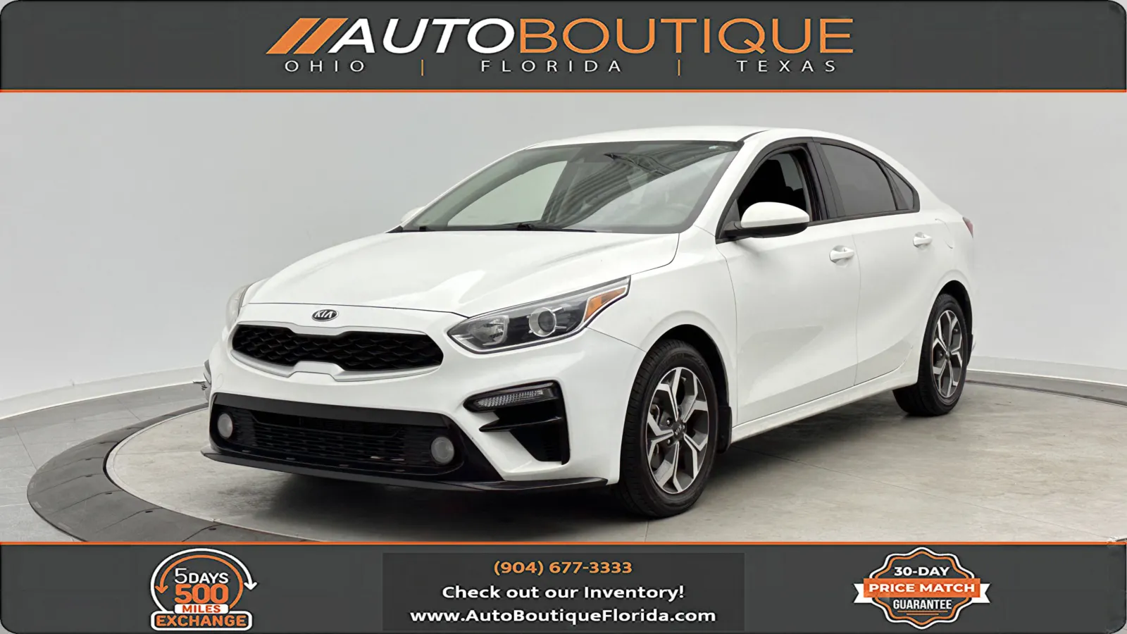 White 2021 Kia Forte LXS for sale in Jacksonville, FL