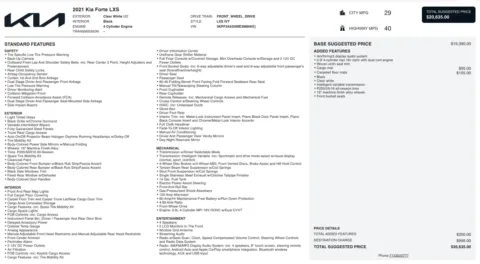 More photos of 2021 Kia Forte LXS at Auto Boutique Florida, FL