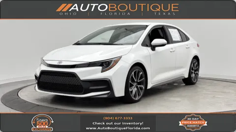 White 2020 Toyota Corolla SE for sale in Jacksonville, FL